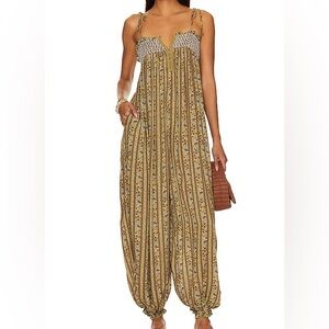 NWT Free People Rule the World Maxi Romper